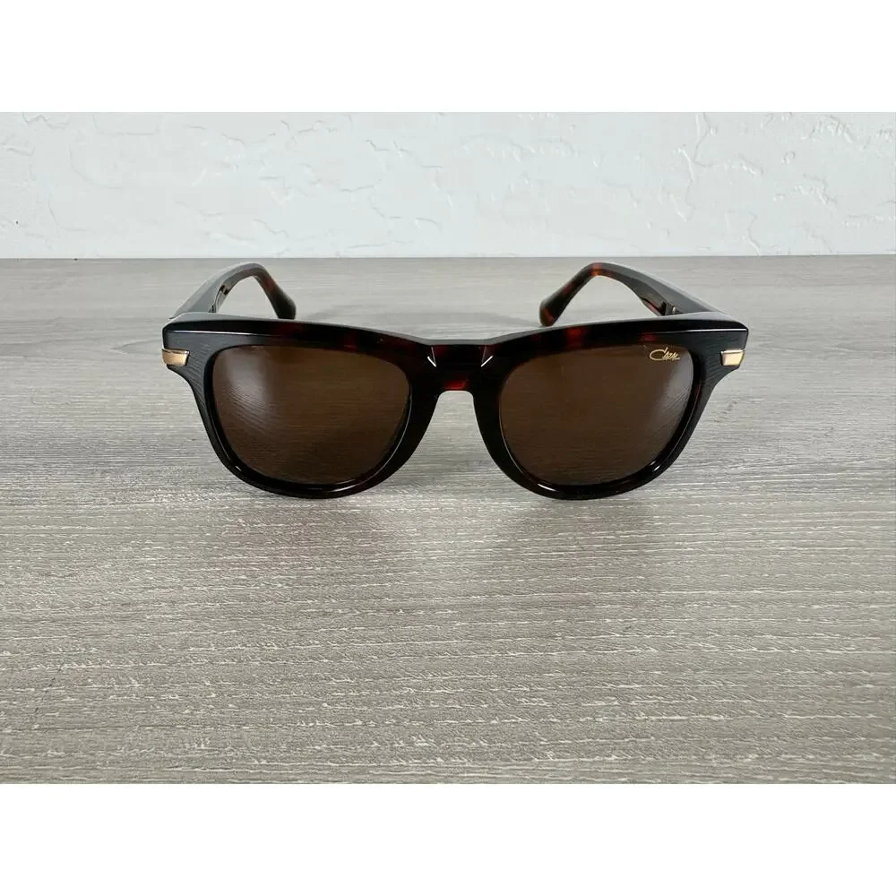 Cazal Model 8041 Tortoise Shell Black‎ Brown Unisex Sunglasses- NEW
